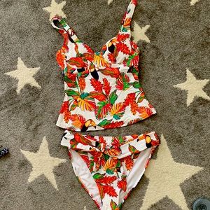 Mynah tankini Top/sm Bottom/med